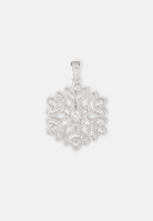 Hillenic Silver Baguette Snowflake Pendant