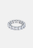 Hillenic Silver Classic Iced Tennis Ring