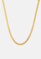 Hillenic Gold 3mm 316L Plain Cuban Link Chain