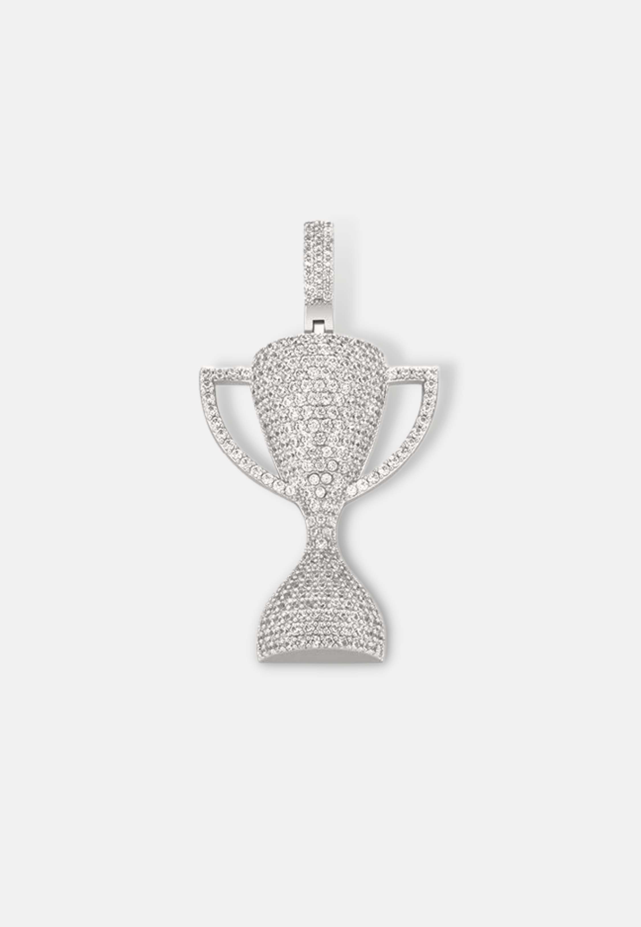 Hillenic Silver Iced Trophy Pendant