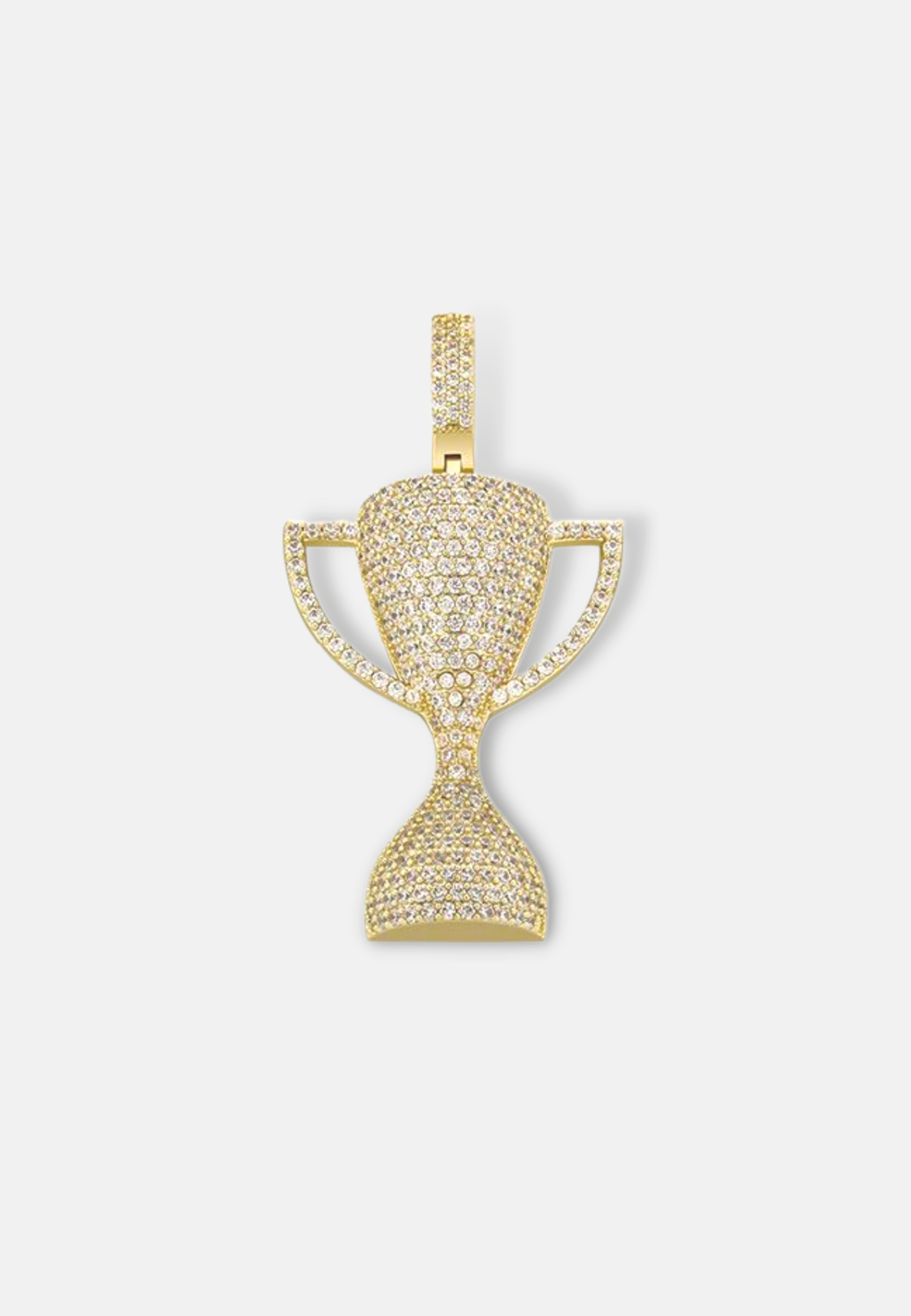 Hillenic Gold Iced Trophy Pendant