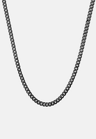 Hillenic Onyx 3mm 316L Plain Cuban Link Chain