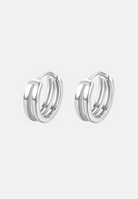 Hillenic Silver 925 Plain Earrings Pair