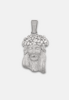 Hillenic Silver Premium Jesus Head Pendant