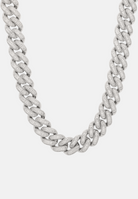 HIllenic Silver 18mm Baguette Miami Chain