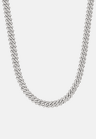 Hillenic 10mm Prong Cuban Chain - Silver