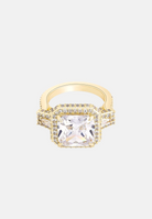 Hillenic Gold Cubic Zircon Ring