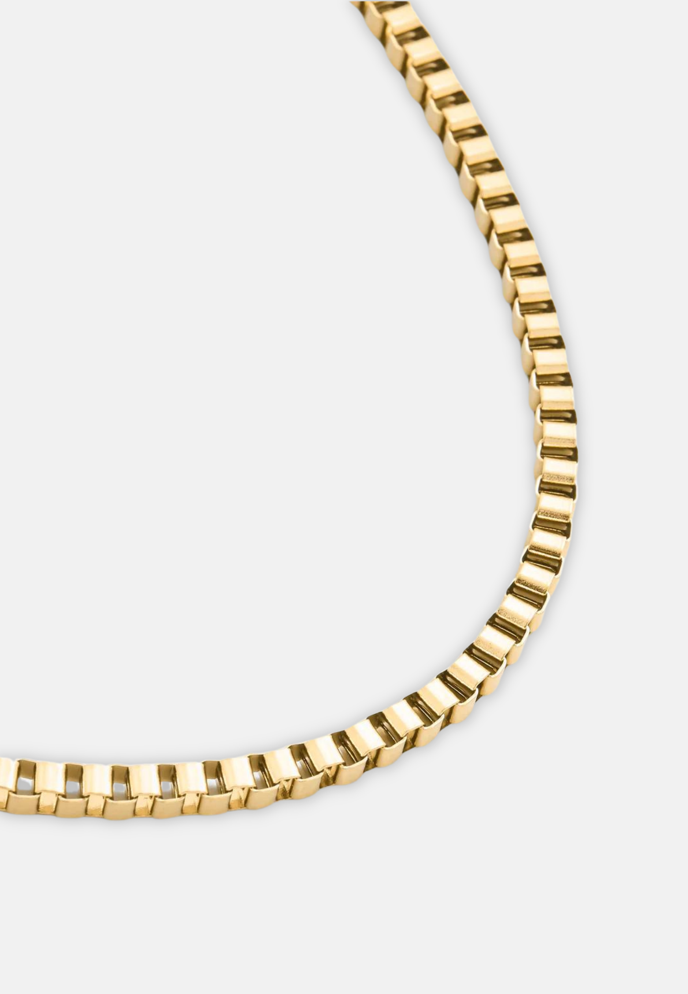 Hillenic Gold 2mm Box Link Chain