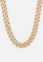 HIllenic Gold 18mm Baguette Miami Chain