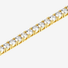 Gold Classic Tennis Chain & classic Gold bracelet pattern