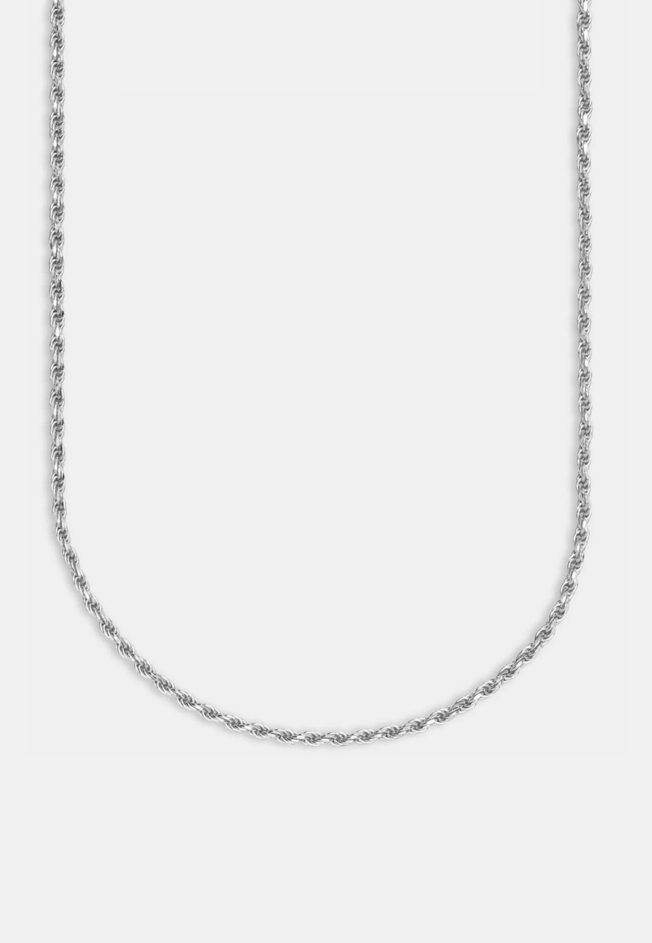 Hillenic 3mm Rope Chain - Silver