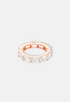 Hillenic Rose Gold Square Baguette Ring