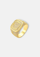 Hillenic Gold Iced Statement Ring