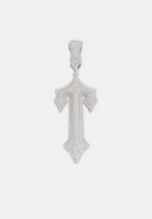 Hillenic Silver Trap Cross Pendant