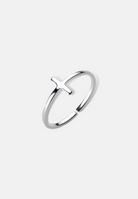 Hillenic Tiny Plain Cross Ring