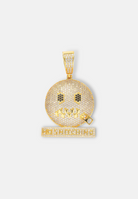 Hillenic Gold "No Snitching" Zircon Pendant