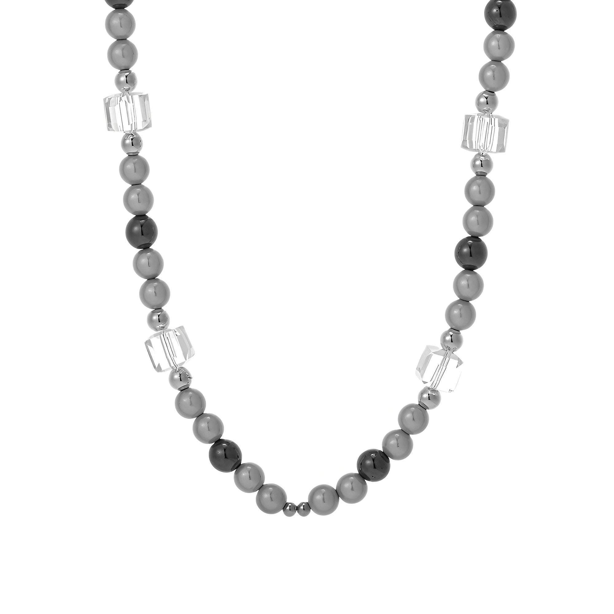 Hillenic WIND CRYSTAL PEARL NECKLACE