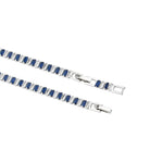 Hillenic Blue 14K Square Tennis Bracelet, secondary image